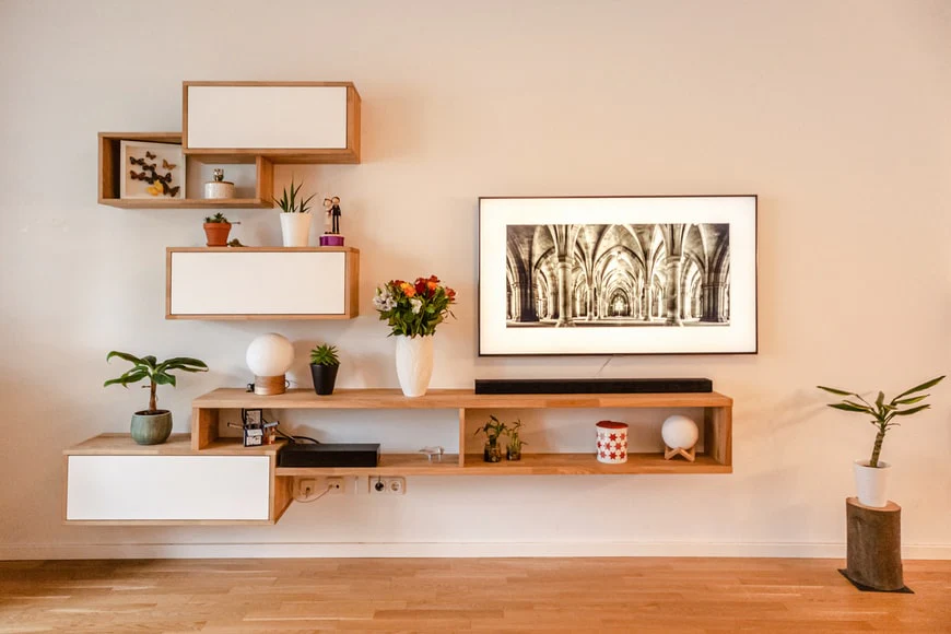 Custom timber shelving in Sydney